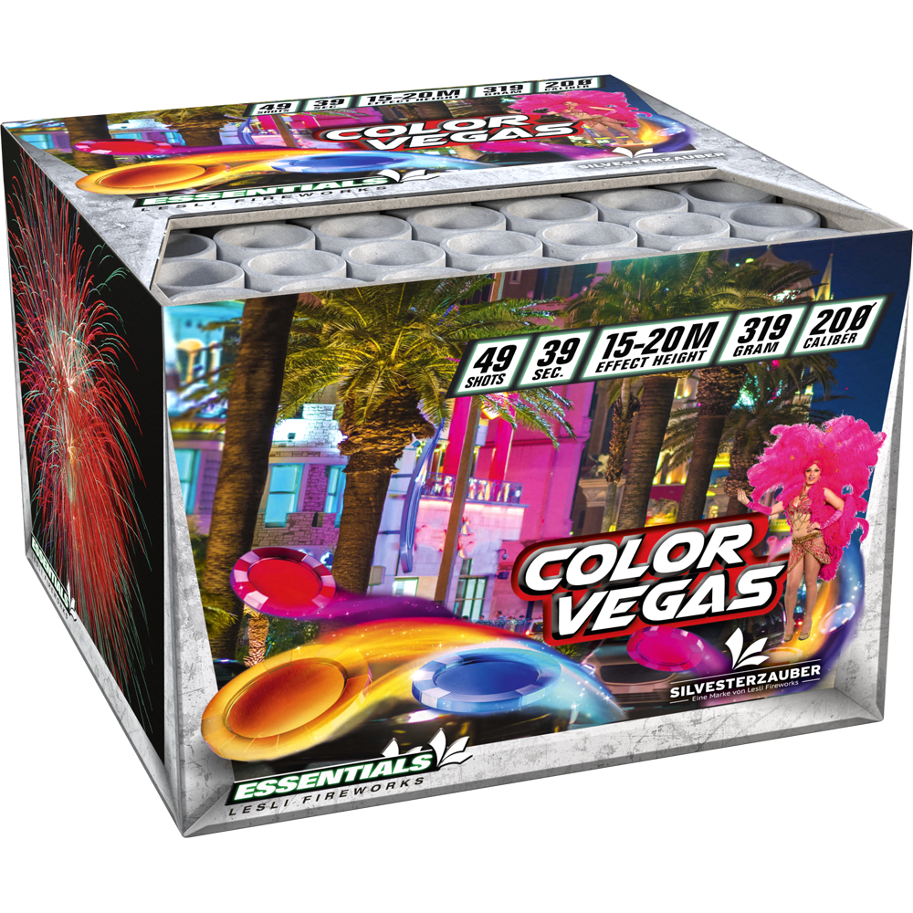 Color Vegas, 49-Schuss Batterie