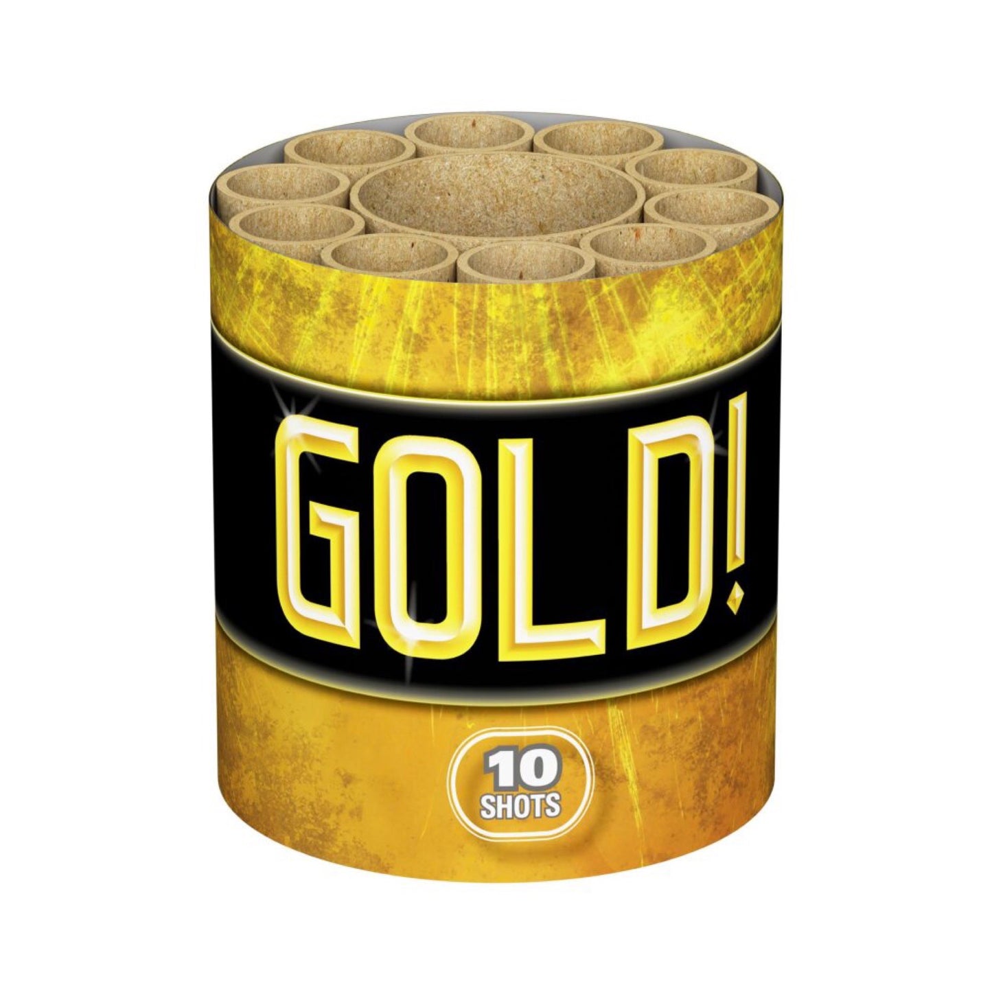 10 Schuss Gold Batterie