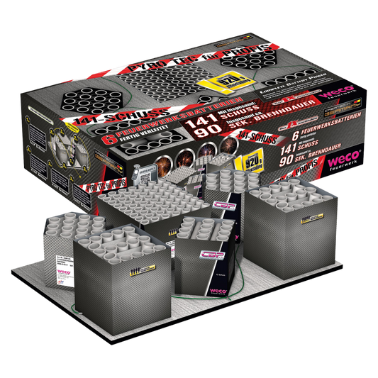 Pyro Tec für Profis 141 Schuss