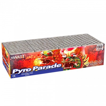 Pyro Parade, 192-Schuss 4er Verbundbatterie